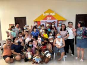 Past Summer Party with kids, staff and volunteers