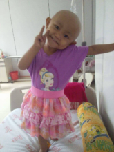 Jhian, age 3, undergoing treatment , House of Hope