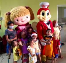 Fun with Jolibee at House of Hope Christmas Party