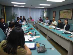 PSOD staff briefing government health officials