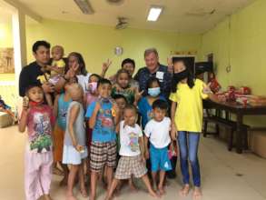 AAI Director Santoli with Children @ House of Hope