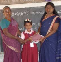 one girl receives support