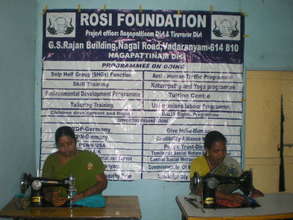 Widows under skill training