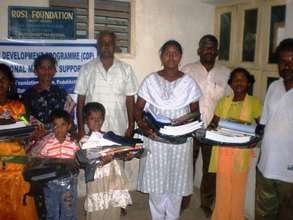One batch recieving edcuational materials