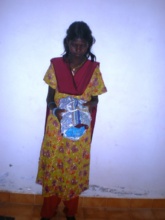 A girl benefited