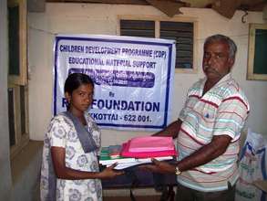 Educational support to a girl