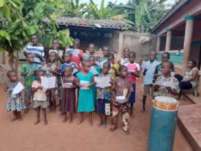 Practicing for the carol concert