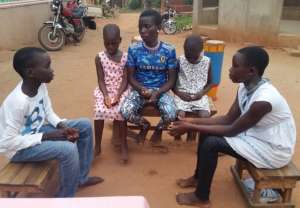 Some of the Children at Chez Papa Geoff