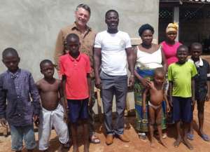 Nigel with Dieu Donne and other Friends