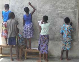 Homework time at 'Chez Papa Geoff'