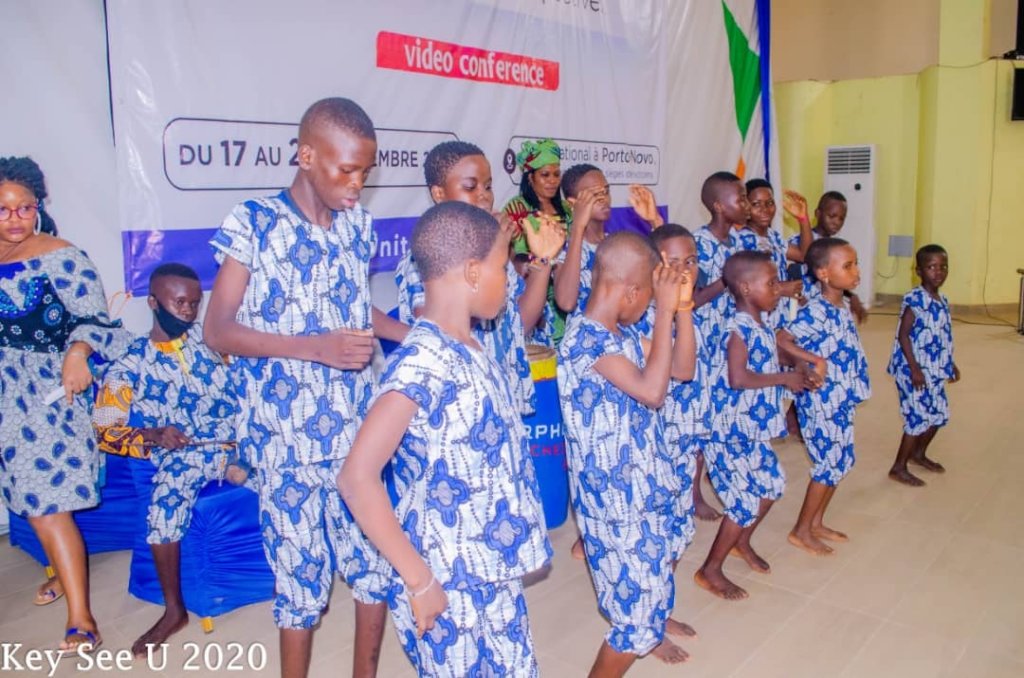 Drumming and dancing....