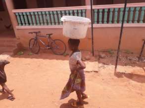 Everyone helps out with chores...