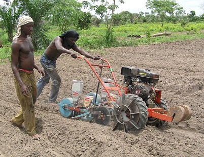 The new Seed Drill in action
