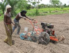 The new Seed Drill in action