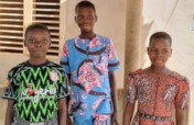 Supporting village children into school in Benin