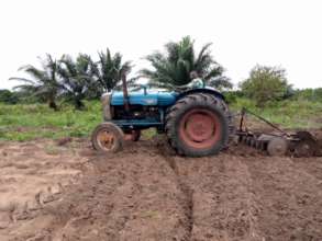 The tractor is back in action!
