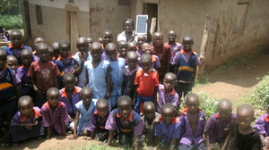 Sofie Twinemasiko with her pupils