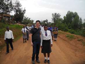 Kim Chaix, TCP Director with Student
