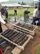 Briquettes on Drying Racks