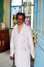 A community health worker in Ethiopia