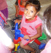 Donation received in kindergarden in Chaco