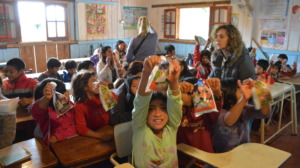 Our children in a school in Misiones
