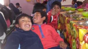 Happiness - Clean Water is a reality in Huancar