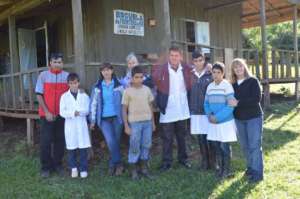 Pediatric visit to rural school in Misiones
