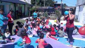Fun Activity in Pequenos Pasos - Feeding Center