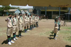 Scouts Guard of Honour