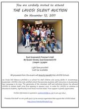 LAVOSI Silent Auction Invitation