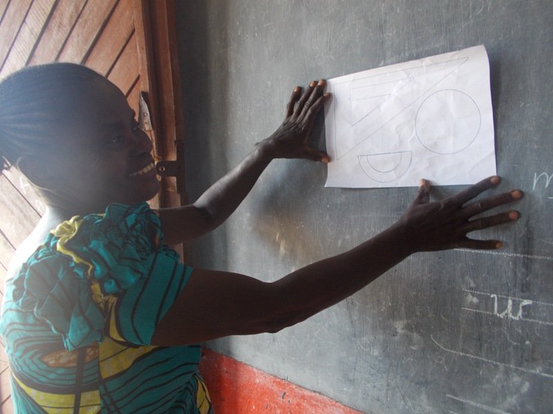 Dedicated teacher displays work