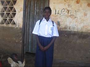 Claudinne, a Global Giving-supported school girl