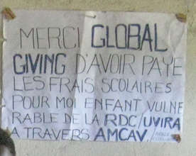 Gratitude to GlobalGiving and Its Donors