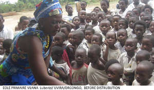 Preparing to receive goods in Luberizi