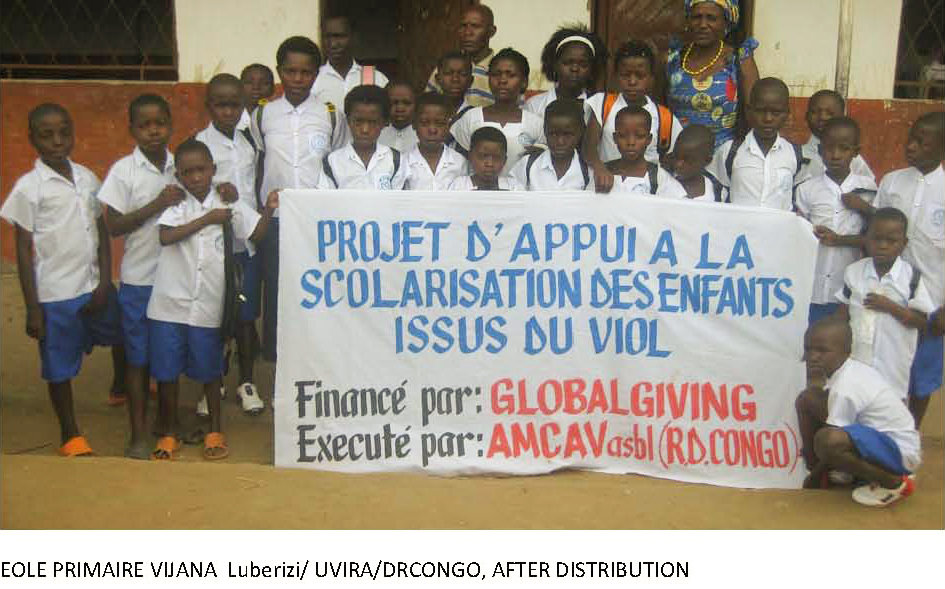 Educate 130 Children of Rape Victims in DR Congo