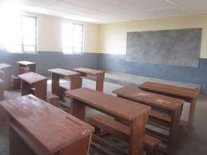 Interior of a classroom in the new building