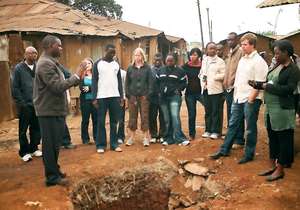 Mapping with stakeholders in Kibera