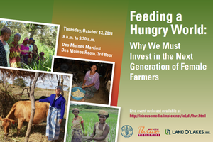 Feeding a Hungry World - postcard 1