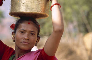 Woman with Basket