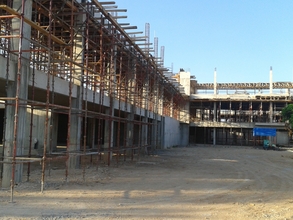 The new maternity hospital, taken 31 Dec 2012