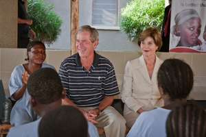 Pres. and Mrs. Bush visit CCBRT
