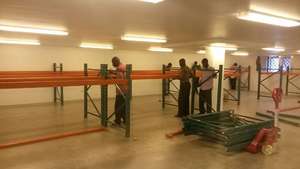Moving in to the new medical store warehouse