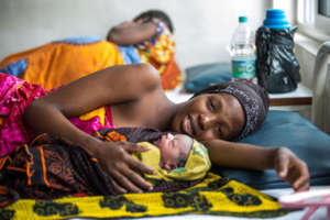 Selina and her son. Photo credit: Sala Lewis