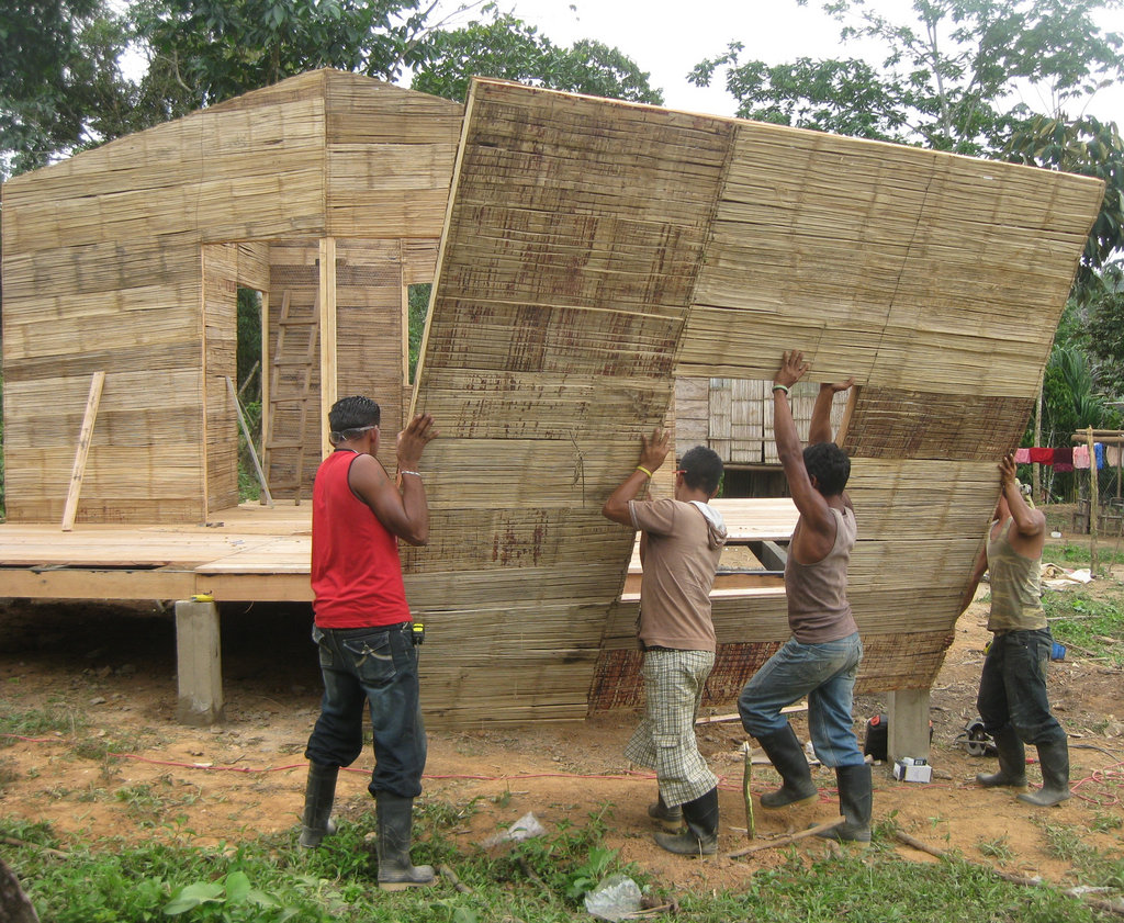 Bamboo Shelter for Battered Women in Nicaragua