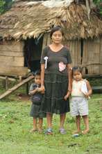 Mother and Children-Before Bamboo