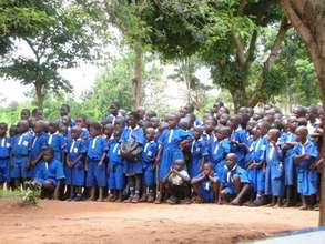 Students at Bwetyaaba Primary School