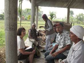 Carol and partners at Chisang Clinic meeting