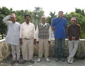 Bhawanee villagers at clinic site