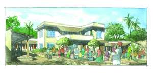 The clinic when fully renovated.